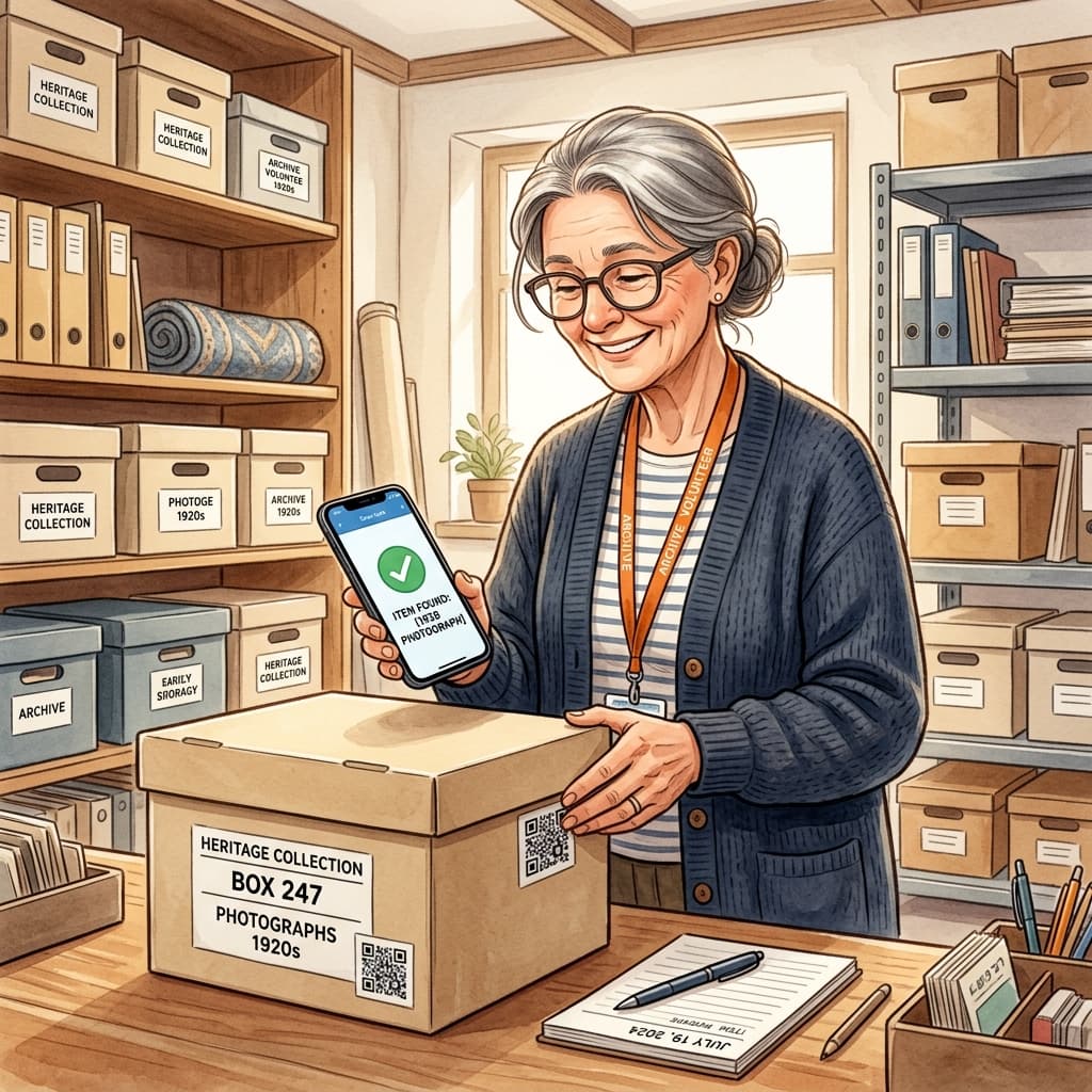 Volunteer-friendly collection management workflow.